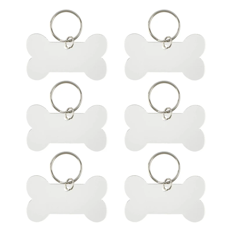 2.5" Pet Bone Acrylic Keychains, 6ct. by Make Market®
