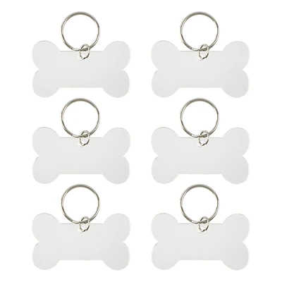 2.5" Pet Bone Acrylic Keychains, 6ct. by Make Market®