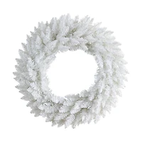 24" Pre-Lit Colorado Spruce Christmas Wreath