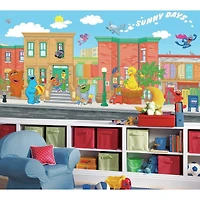 RoomMates Sesame Street Chair Rail Prepasted Mural