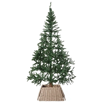 10.5" Foldable Christmas Tree Skirt Collar Basket