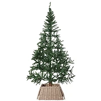 10.5" Foldable Christmas Tree Skirt Collar Basket