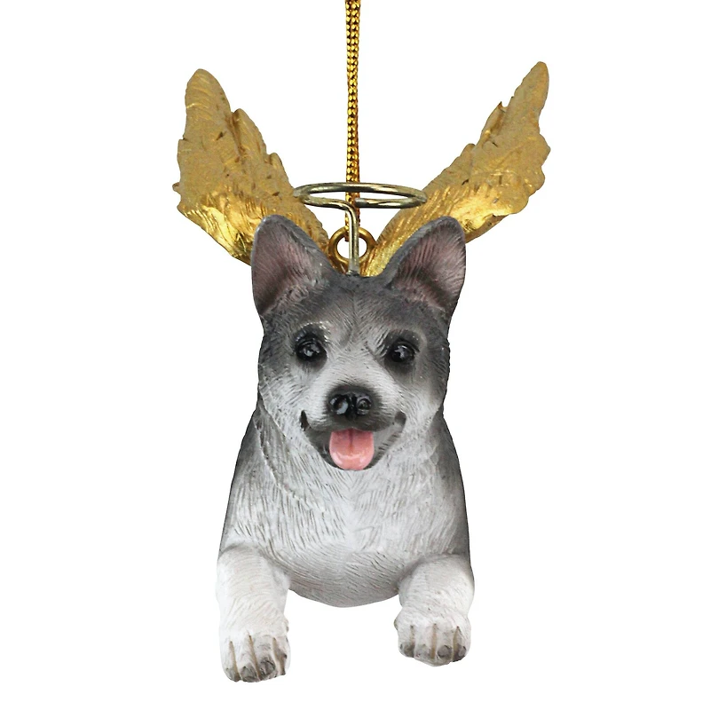Design Toscano Honor the Pooch Siberian Husky Angel Ornament
