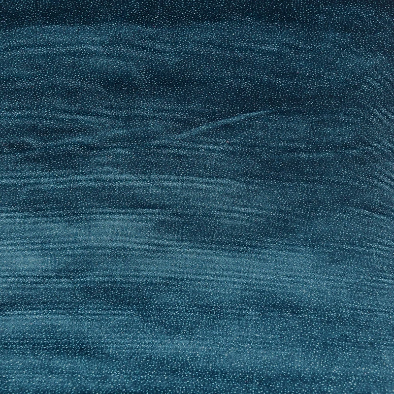 Feldman Emerald Sparkle Stretch Velvet Fabric