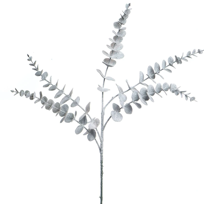 30" Frosted Glitter Eucalyptus Stem by Ashland®
