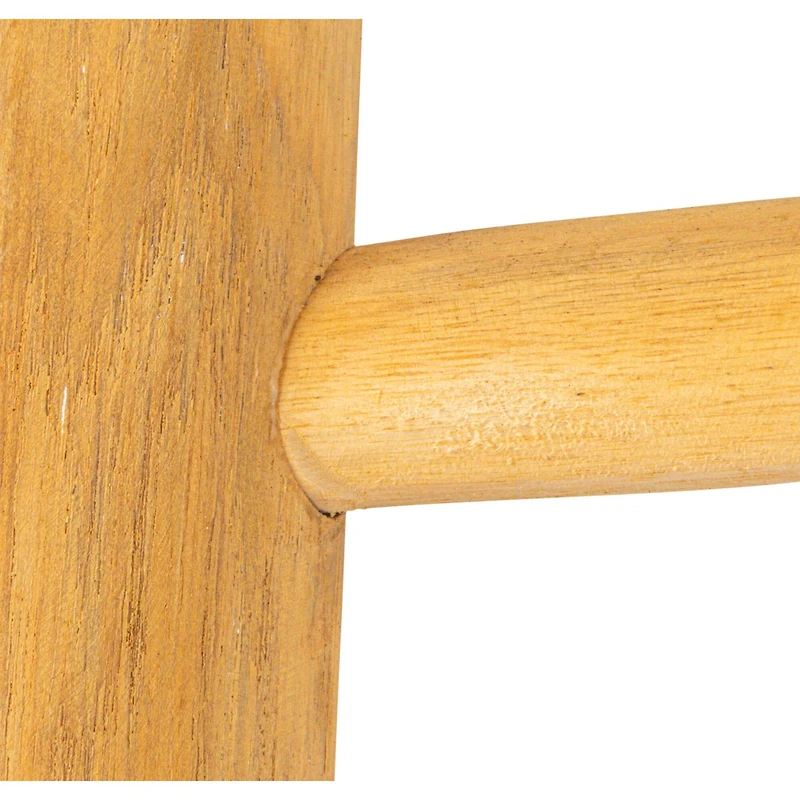 Hello Honey® Natural Bleached Teakwood Round Stool