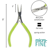 The Beadsmith® Micro-Fine™ Flat Nose Pliers