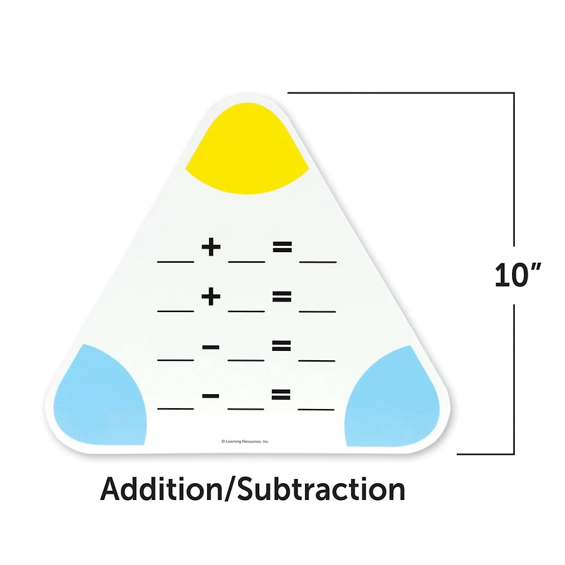 Learning Resources Write & Wipe Fact Family Boards, 2 Packs of 5