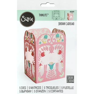 Sizzix® Thinlits® Folk Art Lantern Die Set by Jordan Caderao