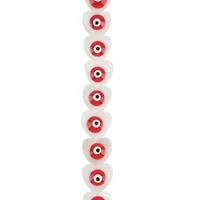 11.5mm Enamel Eye Heart Shell Beads by Bead Landing™