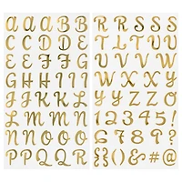 12 Packs: 83 ct. (996 total) Gold Foil Alphabet Stickers by Recollections™
