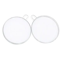 3.5" DIY Clear Plastic Snap Ball Ornaments, 12ct. by Make Market®