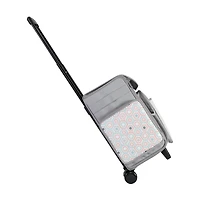 Everything Mary Gray Hexagon Rolling Scrapbook Storage Tote