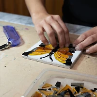 Oceanside Compatible™ Small Transparent Mosaic Stained Glass Squares, 8oz.