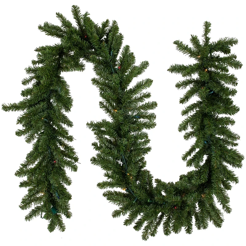 9ft. Pre-Lit Canadian Pine Christmas Garland