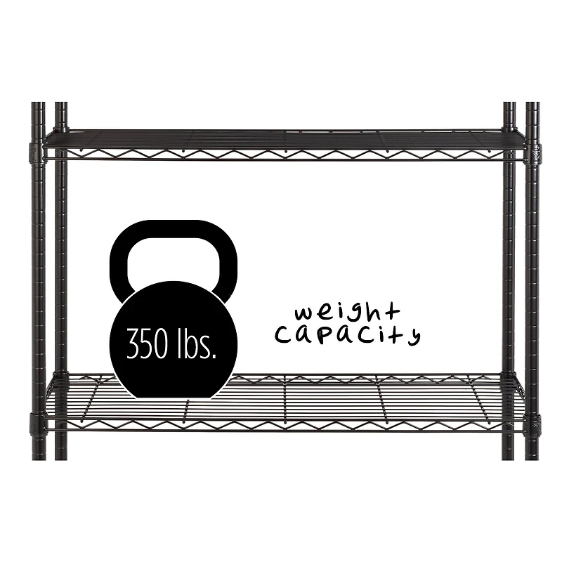 Honey Can Do 5-Tier Heavy-Duty Adjustable Shelving Unit