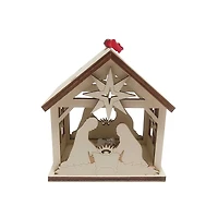 3.75" Unfinished Nativity Scene DIY LED Ornament by Make Market®