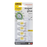 Scotch® Create Liquid Super Glue, 4ct.