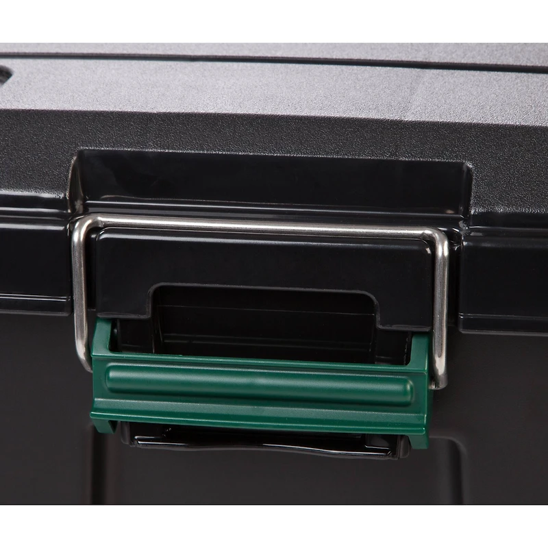 IRIS® Remington® 82qt. Black Store-It-All Utility Tote with Buckle Lid