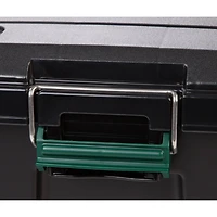 IRIS® Remington® 82qt. Black Store-It-All Utility Tote with Buckle Lid