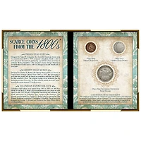 Scarce Coins From The 1800s Indian Head Cent, Liberty Nickel & First Commemorative Coin
