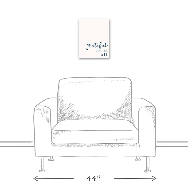 Grateful for It All 11" x 14" Canvas Wall Art