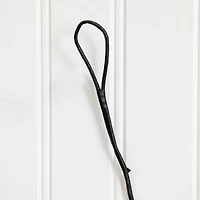 6.5ft. Pre-Lit Artificial Halloween Black Twig Garland with 48 Purple LED Lights