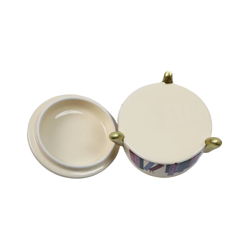 Ceramic Books Decorative Container with Lid by Ashland®