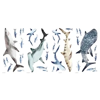 RoomMates Sharks Peel & Stick Wall Decals
