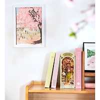 Rolife® Falling Sakura DIY Book Nook Shelf Insert Kit