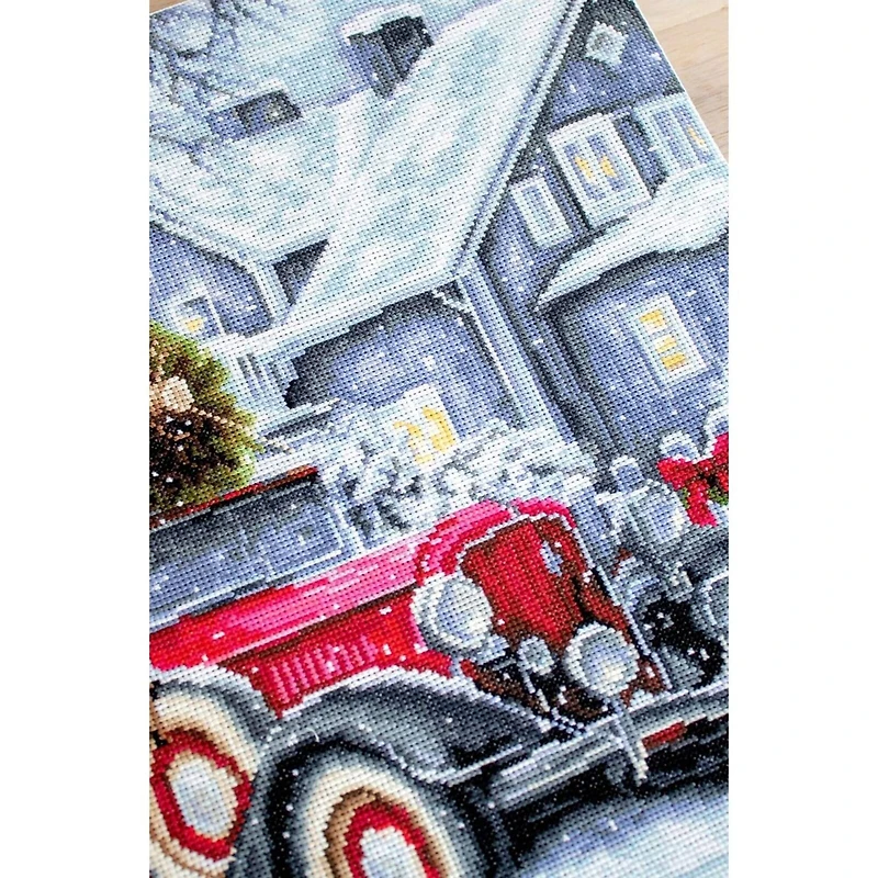 Luca-s Winter Holidays Counted Cross-Stitch Kit