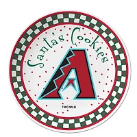 The Memory Company MLB 10" Ceramic Santa Cookie Plate