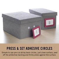 VELCRO® Brand White Stick 'Em Circles