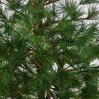 3.5ft. Unlit Yukon Mixed Pine Artificial Christmas Tree in Bronze Metal Planter