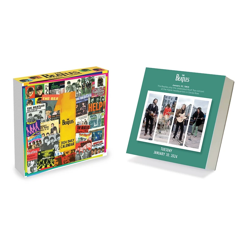 TF Publishing 2024 The Beatles Daily Desktop Calendar