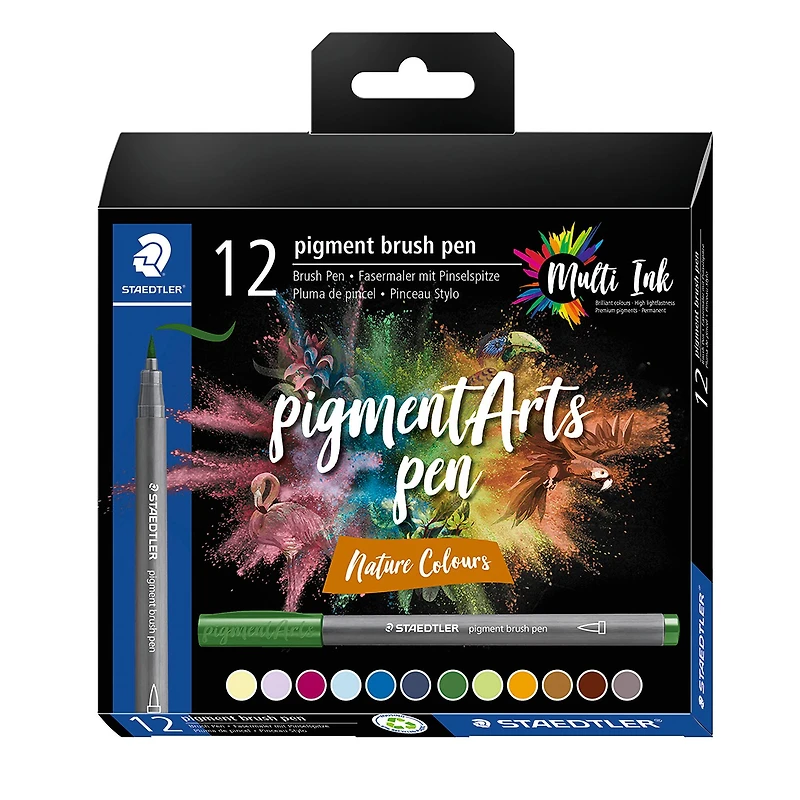 STAEDTLER® Pigments Arts Nature Brush Pen Set