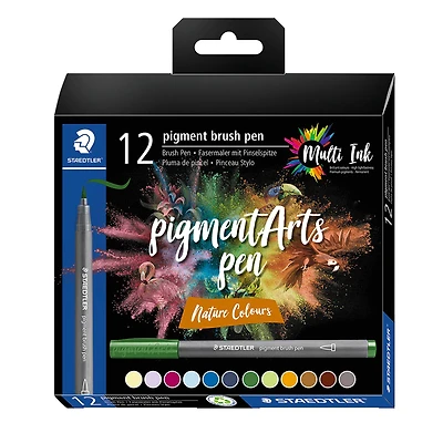 STAEDTLER® Pigments Arts Nature Brush Pen Set