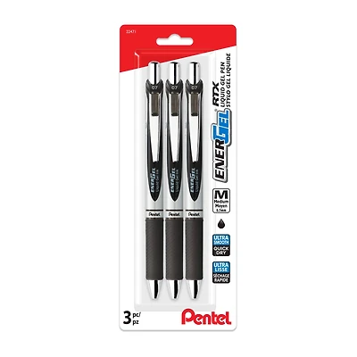 Pentel® EnerGel RTX 0.7mm Retractable Liquid Gel Pens