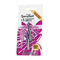 Speedball® No. 5 Large U Gouge Linoleum Cutter, 2ct.