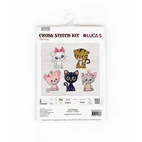 Luca-s Kittens Plastic Canvas Counted Cross Stitch Kit
