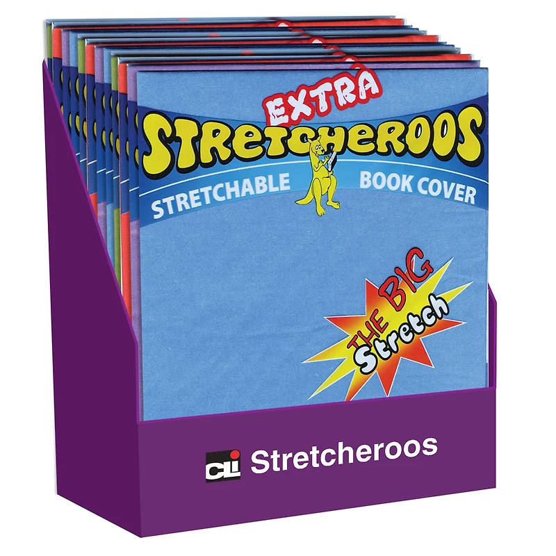 Charles Leonard Stretcheroo "Extra" Bookcovers, 36ct.