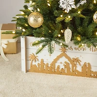 Glitzhome® 24" Nativity Scene Tree Collar