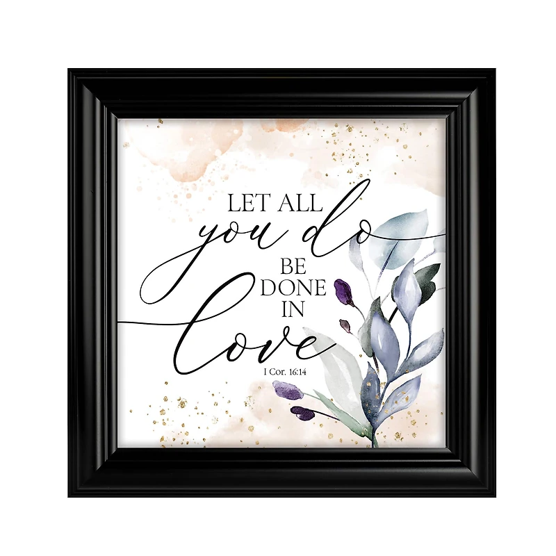 Let All You Do Heaven Sent Framed Plaque