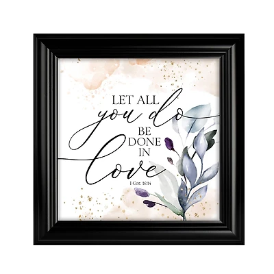 Let All You Do Heaven Sent Framed Plaque