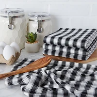 DII® French Check Dishtowel, 4ct.
