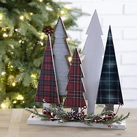 Glitzhome® 14" Wooden Christmas Tree Table Décor