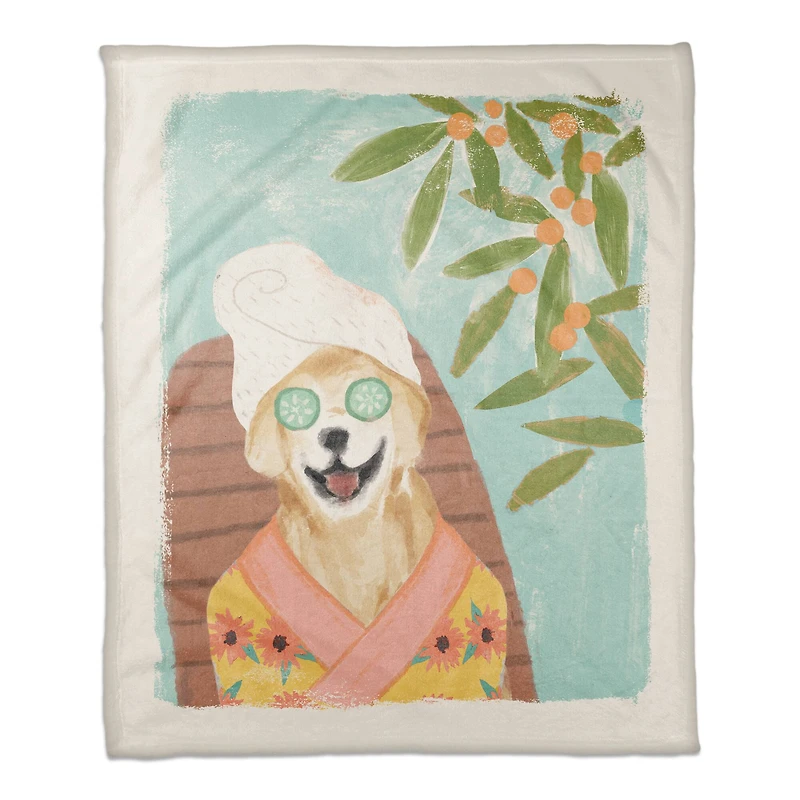 Spa Dog 50" x 60" Coral Fleece Blanket