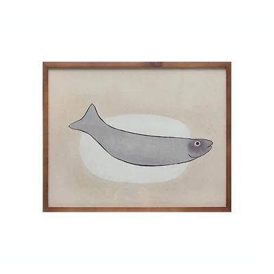 Hello Honey® Fish Wood Framed Wall Décor