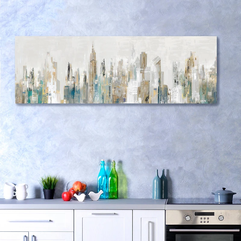 Golden Winter City II Canvas Giclee
