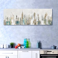 Golden Winter City II Canvas Giclee